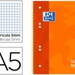 Caderno Espiral Oxford Capa Extradura Optik Paper Microp.A5 120F + 50% Quadricula 5 mm