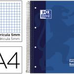 Caderno Espiral Oxford Capa Extradura Optik Paper Microp. A4 120F + 50% Quadricula 5 mm