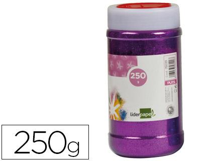 Purpurina Fantasia Cor Violeta Metalizado Frasco de 250 Gr