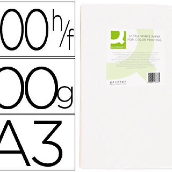 Papel Fotocopia Ultra White Q - Connect Din A3 100 Gramas (500 Folhas)