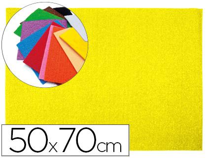 Goma Eva Musgami Textura Toalha 50X70cm 60G/M2 Espessura 2mm Amarelo