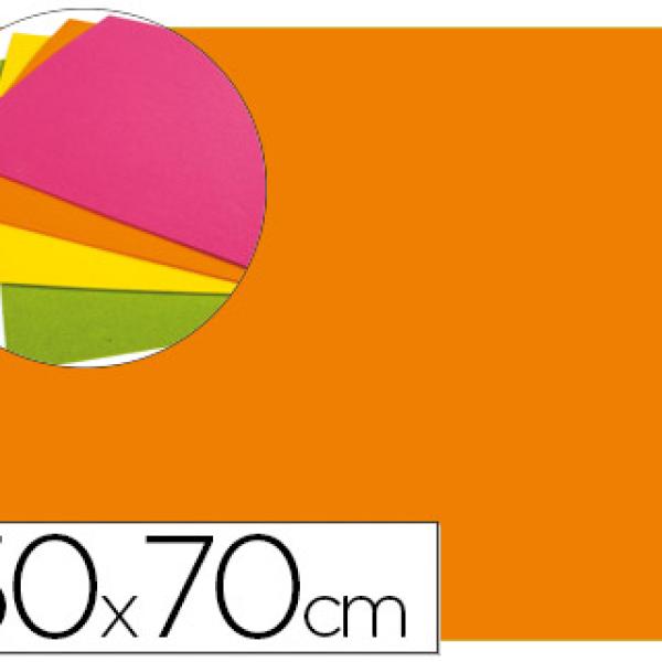 Goma Eva Musgami 50X70 cm Espessura 2mm Laranja Fluorescente