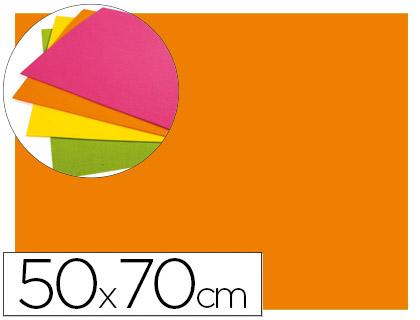 Goma Eva Musgami 50X70 cm Espessura 2mm Laranja Fluorescente