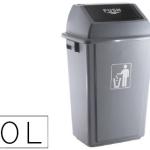 Caixote do Lixo Q - Connect Industrial c/ Tampa de Empurrar 20L 340X240X450 mm