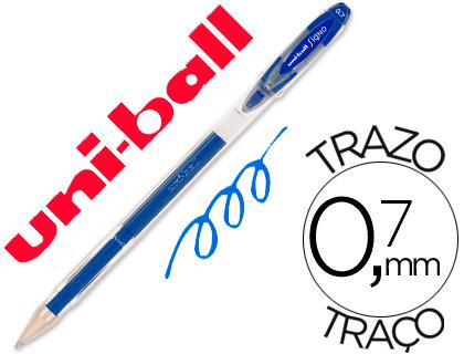 Caneta Uni - Ball Roller Um - 120 Signo 0,7 mm Tinta Gel Cor Azul