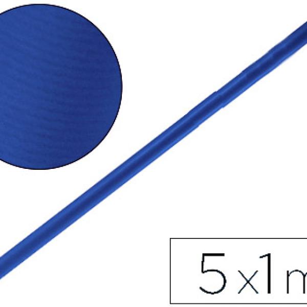 Papel Kraft Azul Rolo 5X1 Mt