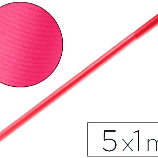 Papel Kraft Fucsia Rolo 5X1 Mt