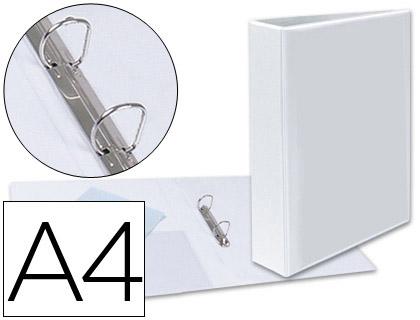 Pasta Canguru Esselte 2 Aneis Mistos de 40mm A4 Plastico Branco