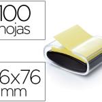 Dispensador Post - It Bloco Notas Adesivas Super Sticky Z Note Cor Preto c/ 1 Bloco 76X76 mm