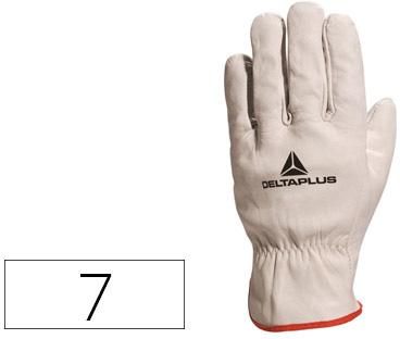 Luvas Deltaplus Pele De Vaca Cor Cinza Formato 7 - DELTAPLUS