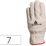 Luvas Deltaplus Pele De Vaca Cor Cinza Formato 7 - DELTAPLUS