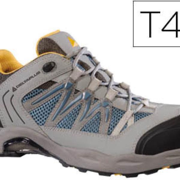 Sapato Desportivo Deltaplus Com Biqueira Composite Cor Laranja Cinza Formato 43 - DELTAPLUS