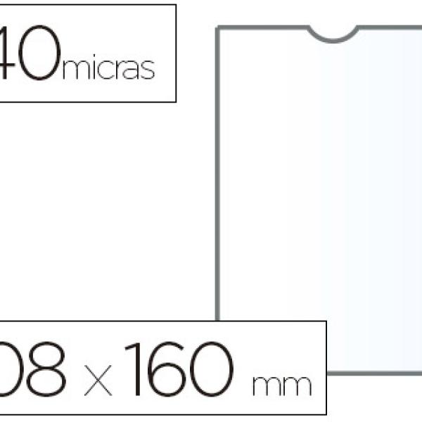 Bolsa Porta Documentos Esselte Plastico 140 Microns Medidas 108x160mm (1 Unidade)