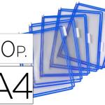 Bolsa Para Porta Catalogo Din A4 Com Pivots Azul Pack De 10 Unidades - TARIFOLD