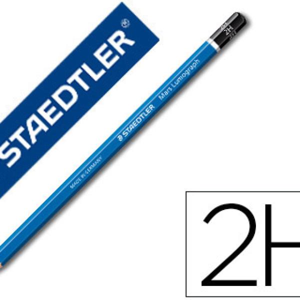 Lápis de Grafite Staedtler Mars Lumograph 100 2H Unidade