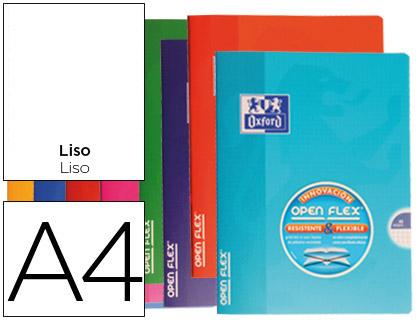 Caderno Escolar Agrafado Oxford Capa Flexivel Openflex 48F 90g A4 Liso Cores Sortidas