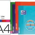 Caderno Escolar Agrafado Oxford Capa Flexivel Openflex 48F 90g A4 Liso Cores Sortidas