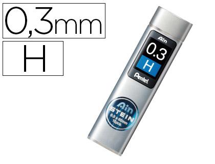 Minas Pentel Ain Stein 0.3 H Estojo c/ 15 Minas