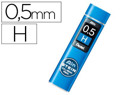 Minas Pentel Ain Stein 0.5 H Estojo c/ 40 Minas