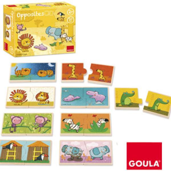 Puzzle Madeira 20 Peças Contrarios Leo O Rei Da Selva - GOULA