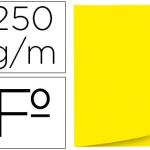 Classificador Gio de Cartolina Folio Pestana Central 250 g/m2 Amarelo
