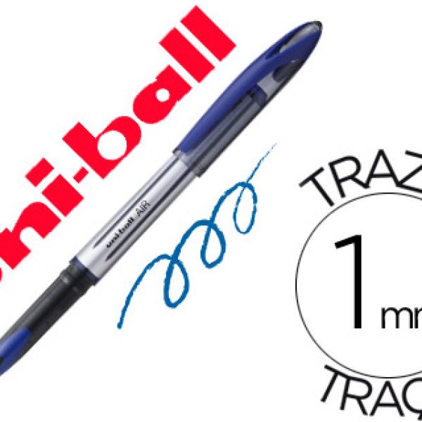 EsferográFica Uni - Ball Roller Air Ub - 188 - L 1 mm Tinta Liquida Azul