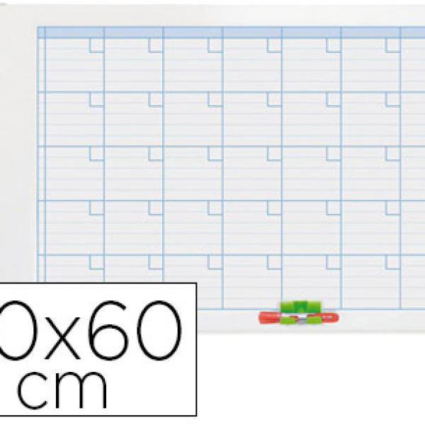 Planning Magnetico Nobo Mensal Moldura Metalico - NOBO