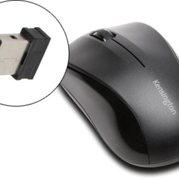 Rato Sem Fios 1000 Dpi Receptor Usb 2,4 Ghz Preto - KENSINGTON