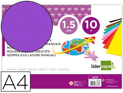 Goma Eva Din A4 60G/M2 Espessura 1,5mm Violeta