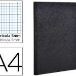 Caderno Moleskine Capa Cartolina A4 Quadriculado 96F Preto