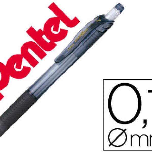 Lapiseira Pentel Energize X 0.7 mm - Preto