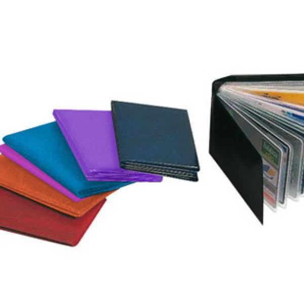 Porta - Cartões de Creditoem PVC Base Opaca Capacidade 10 Cartões Cores Sortidas (30 Unidades)