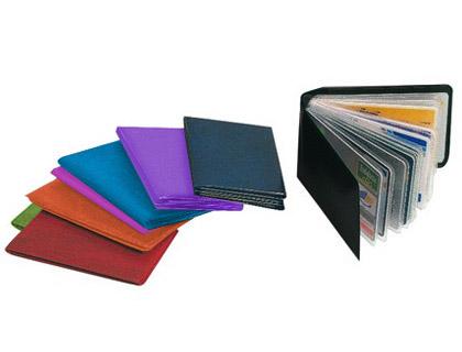 Porta - Cartões de Creditoem PVC Base Opaca Capacidade 10 Cartões Cores Sortidas (30 Unidades)