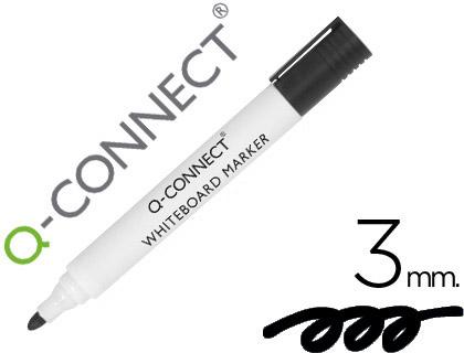Marcador Q - Connect Quadro Branco Preto Ponta Redonda 3.0mm