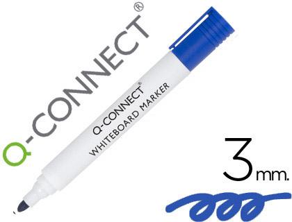 Marcador Q - Connect Quadro Branco Azul Ponta Redonda 3.0 mm