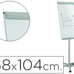 Quadro Branco Rocada p/ Conferencias Metalico Magnetico c/ Rodas 68X104 cm