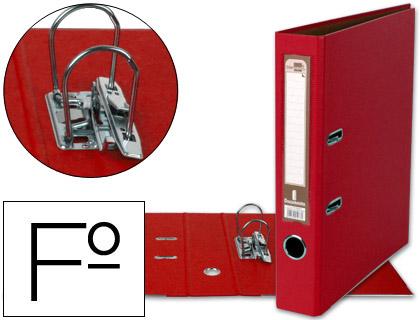 Pasta de Arquivo de Alavanca Folio Forrado PVC c/ Rado Lombada 52mm Vermelho