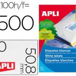 Etiquetas Adesivas Apli 1295 Medidas 70X50,8 mm Impressão (100 Folhas) Din A4
