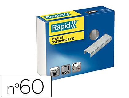 Agrafos Rapid Omnipress 60 Caixa de 1000 Unidades Galvanizados