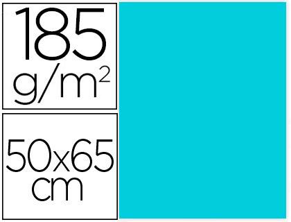 Cartolina Guarro 185 Gr 50X65 cm Azul Caribe