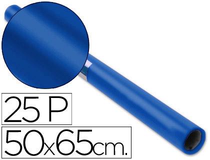 Papel Lustro Sadipal 50 X 65 cm. 65 Gr/M2. Azul Cobalto
