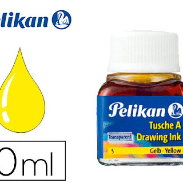 Tinta Da China Pelikan Frasco 10ml Nº 5 Amarelo