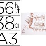 Bloco de Papel Vegetal Papelaria Fernandes Esquisso A3 38 Gr 56 Folhas