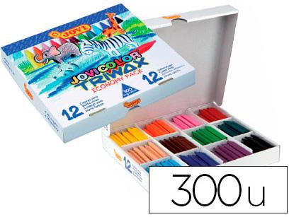 Lapis De Cera Jovicolor Triwax Caixa De 300 Unidades - JOVI