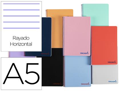Caderno Espiral Din A5 Wonder Capa Plastico 80 F 90 Gr Pautado Com Margem Cores Sortidas