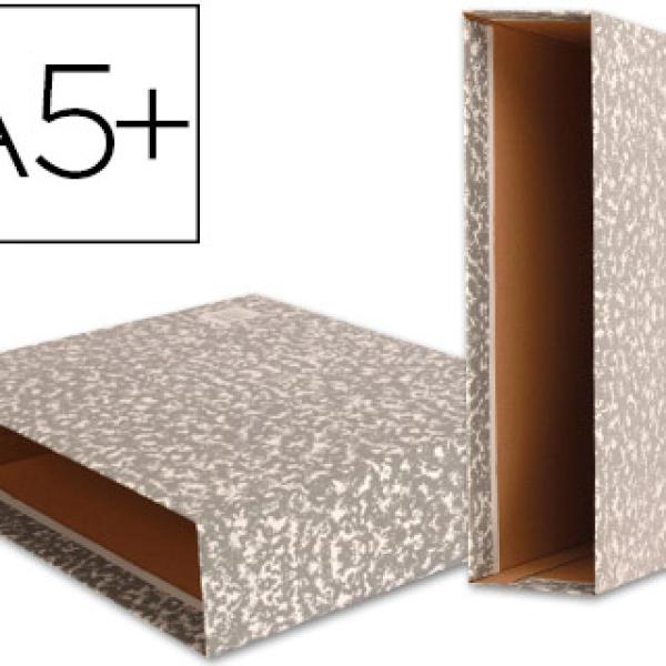 Caixa p/ Pasta de Arquivo Classic Red Quarto Marmoreada Cinza