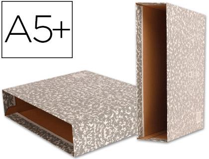Caixa p/ Pasta de Arquivo Classic Red Quarto Marmoreada Cinza
