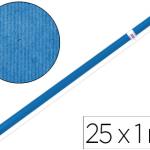 Papel Kraft Rolo Azul 1Mt X 25Mt.65 Gr/M2