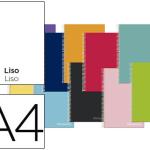 Caderno Espiral Din A4 Jolly Capa Dura 140 F 75 Gr Liso 5 Bandas De Cores 4 Furos Cores Sortidas
