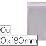 Bolsa Apli Polipropileno 120X180 mm Transparente Fecho Adesivo Embalagem de 100 Unidades
